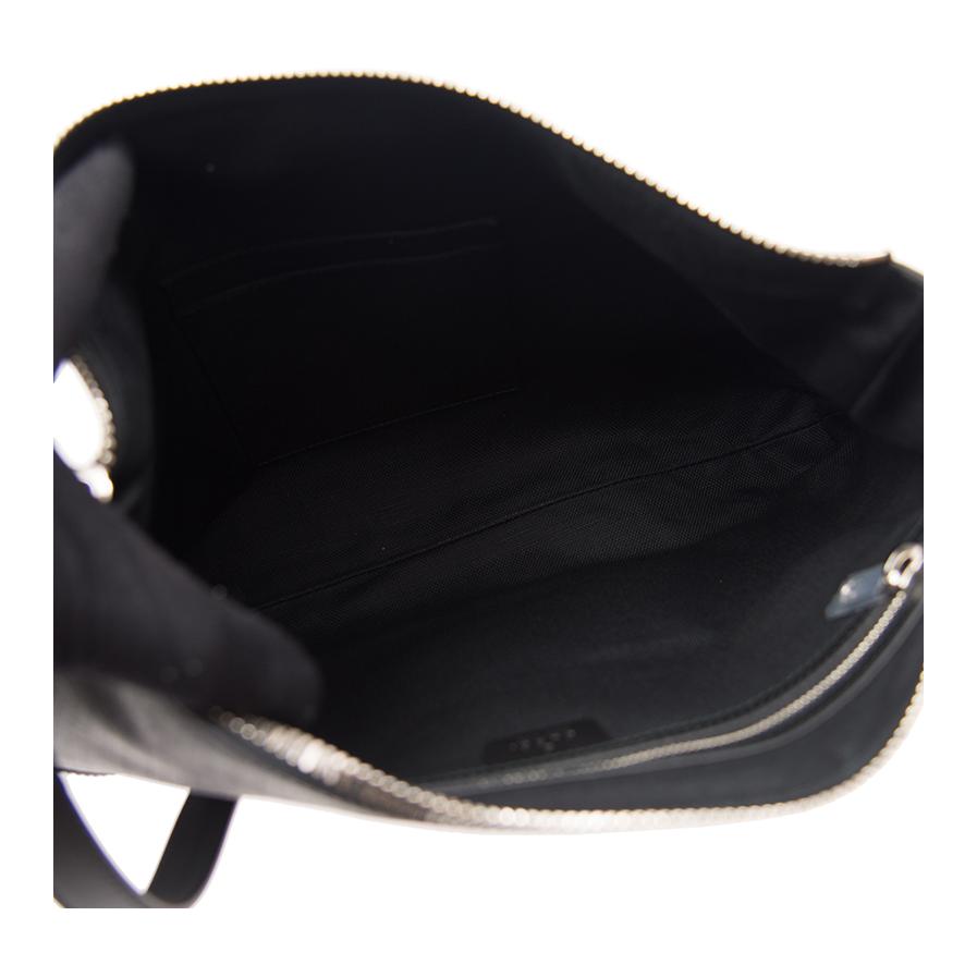 Gucci Canvas With Leather Shoulder Bag, Crossbody Bag Mens Black Gray
