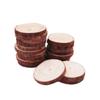 10pcs 6-7cm Wood Slices Natural Rounds Unfinished Wooden Circles Christmas Ornaments for Coasters, Craft Supplies