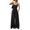 Jumpsuits For Women Sleeveless Spaghetti Strap Womens Jumpsuit  Wide Leg Summer Romper With Pockets 2026