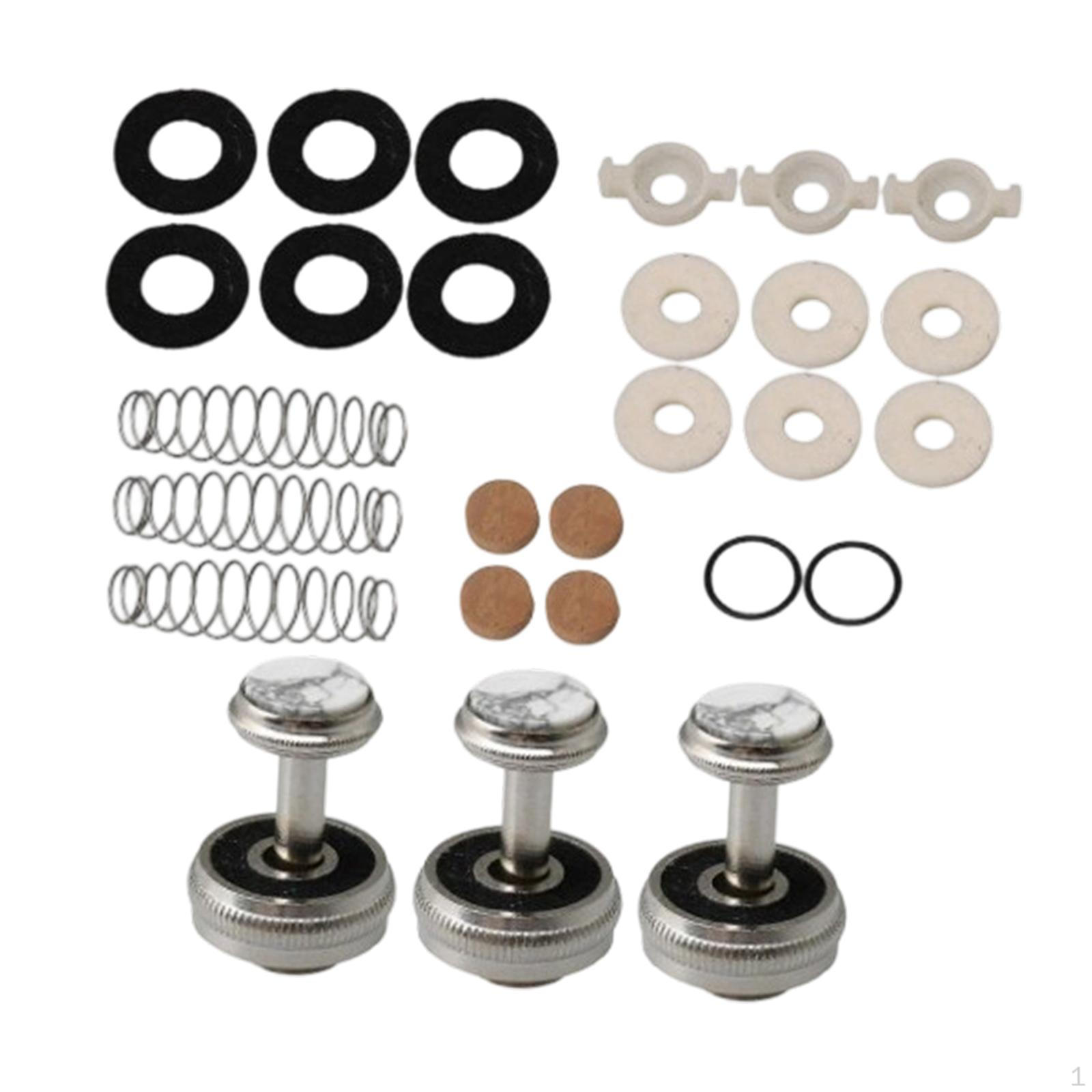 

Trumpet Repair Kit, Essential Parts for Cornet, , and Other Brass Instrument, Spring, Connecting
