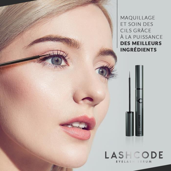 Sérum Des Cils Lashcode Eyelash Serum 5ml - Conditionneur De Cils Accélérateur De Croissance