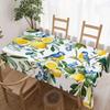 Tovaglia Rettangolare Uccello Limone Acquerello per Decorazione Tavola Cucina Sala da Pranzo Impermeabile Riutilizzabile per Tavoli Picnic