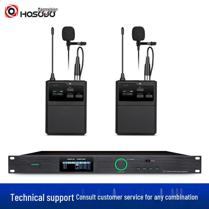 

HongShidao HSD-G202L Wireless Dual Lapel Microphone System (CN version)