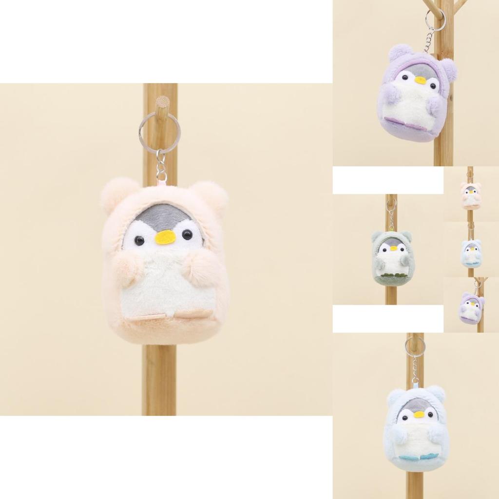 Adorable Plush Cartoon Penguin Keychain Cute Stuffed Animal Perfect For Gifts