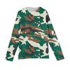 Herren Locker sitzendes Freizeit-Kapuzensweatshirt mit Camouflage-Print