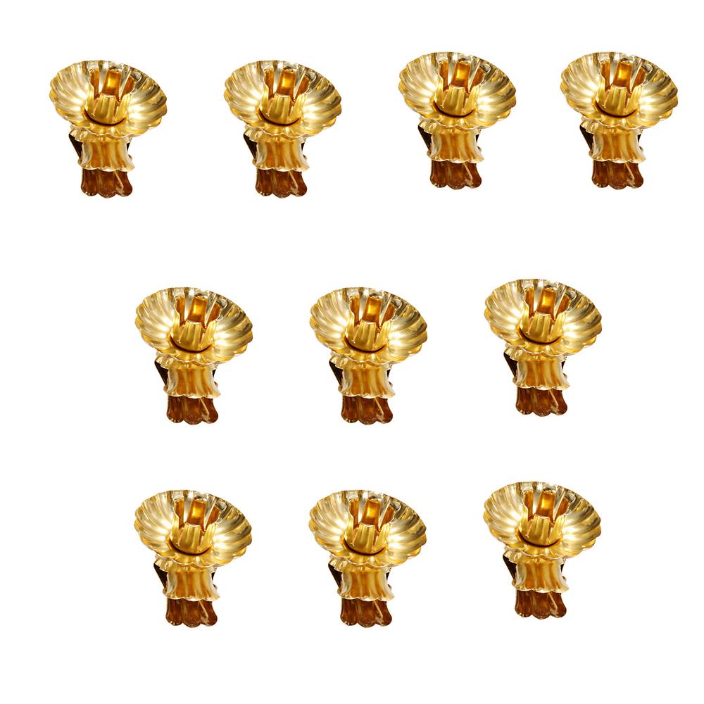 Weihnachtsbaum Kerzenhalter Clip 10X Metall Kerzenhalter Weihnachtsbaum Clip On Vintage Clip On Kerzenhalter 360-Grad