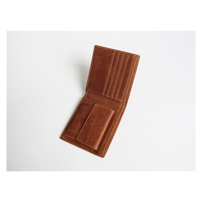 Кожаный мужской кошелек Crazy Horse — фото 6