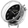 Bling PC Průhledné ochranné pouzdro pro Xiaomi Watch S4 41mm Pouzdro s diamantovými krystaly Tvrdý kryt Ochranný kryt na hodinky Módní nárazník