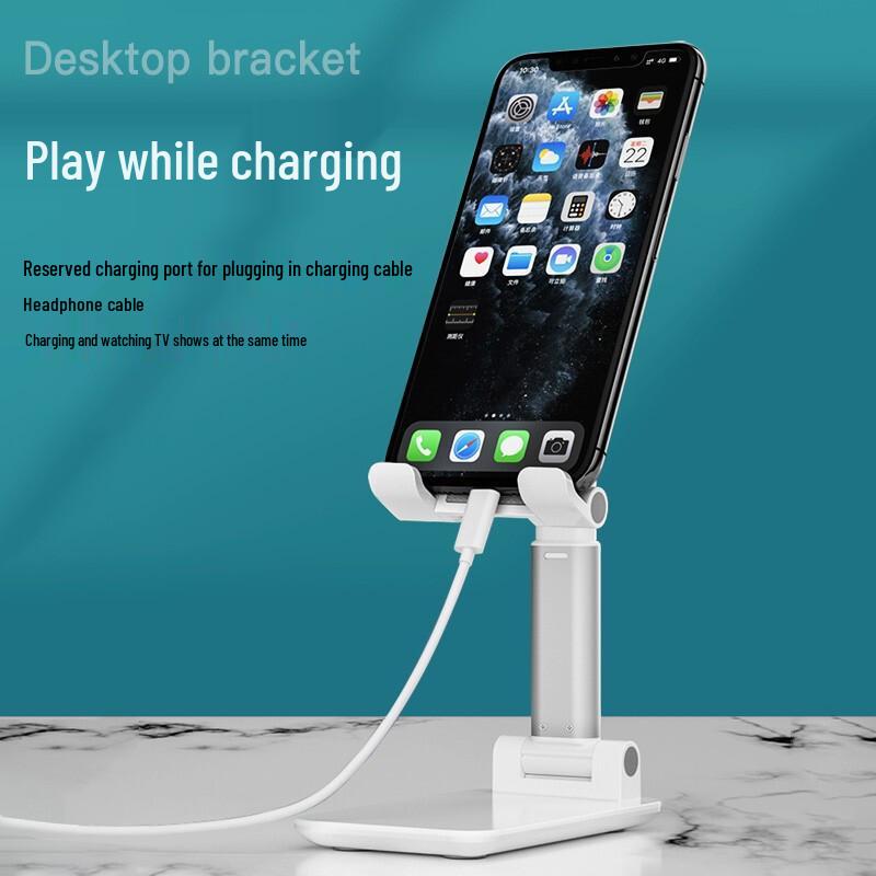 Universal Foldable Tablet & Phone Holder - Adjustable, Portable, Multi-Functional for Streaming & Watching