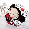 Pucca, Grid Automatic Opening and Closing, 8 Rib Structure Portable Umbrella, Suitable for Men and Women In All Seasons  Perfect Gift for Ho