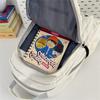Schoolbag Lightweight Schoolbag Female Niche Design Sense Simple Letter Middle School Student College Student Backpack Outdoor Outing Wind Backpack