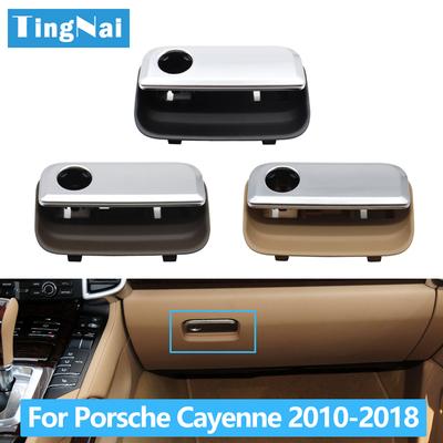 LHD Car Front Passenger Side Glove Box Dashboard Lock Storage Box Handle For Porsche Cayenne 2010-2018