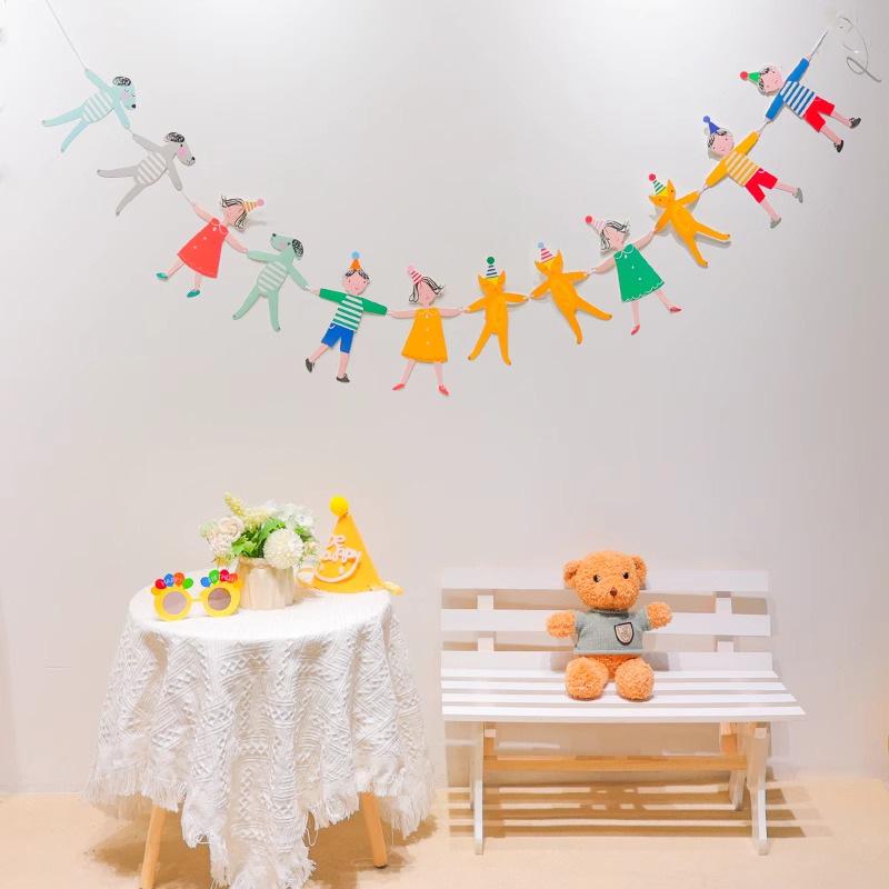 Geburtstagsbanner zum ersten Geburtstag: Jungen & Mädchen Party Dekoration