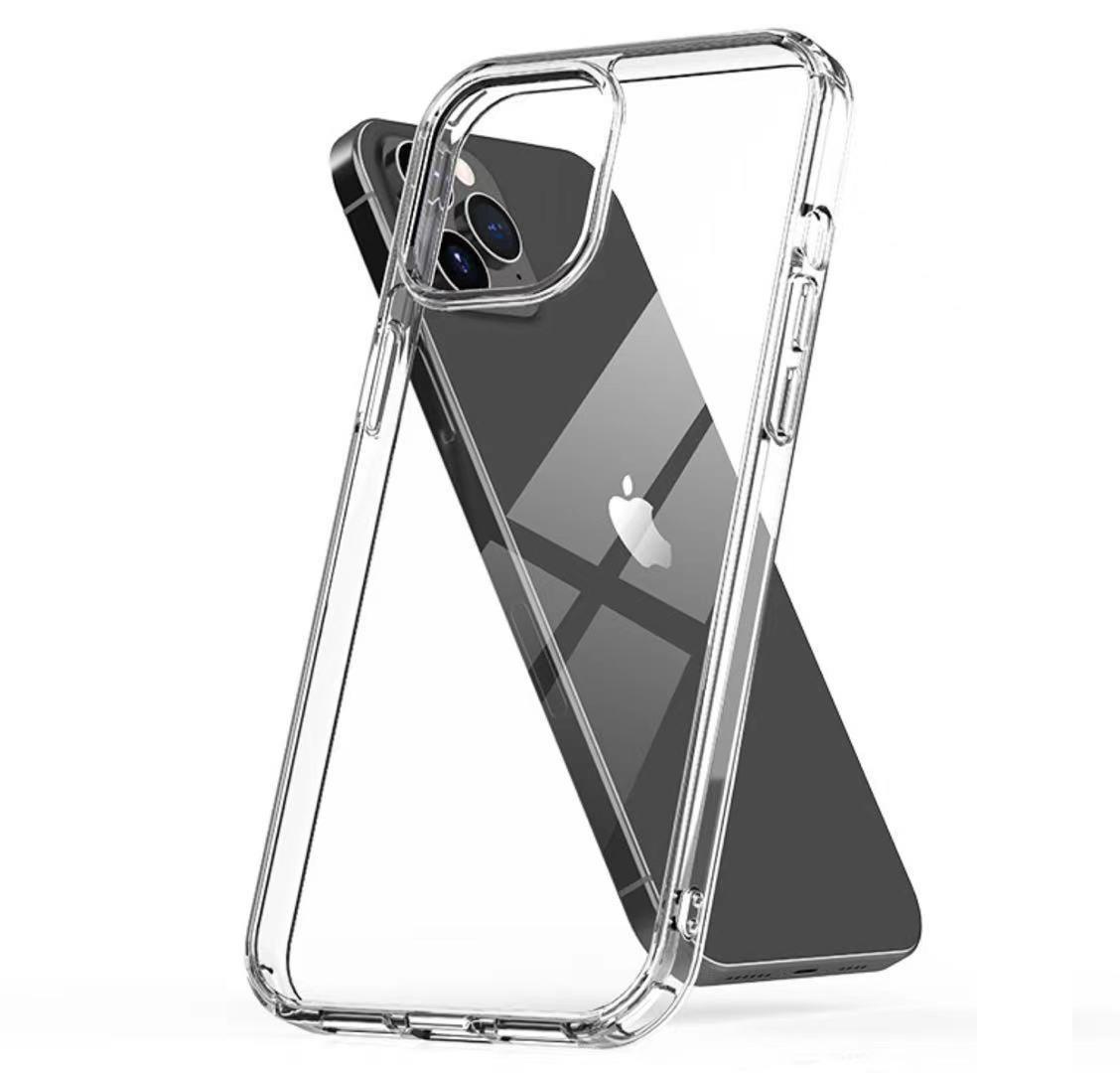 

Прозрачный чехол для iPhone 14 - прозрачный защитный чехол из мягкого резинового материала PC+TPU, не желтеет