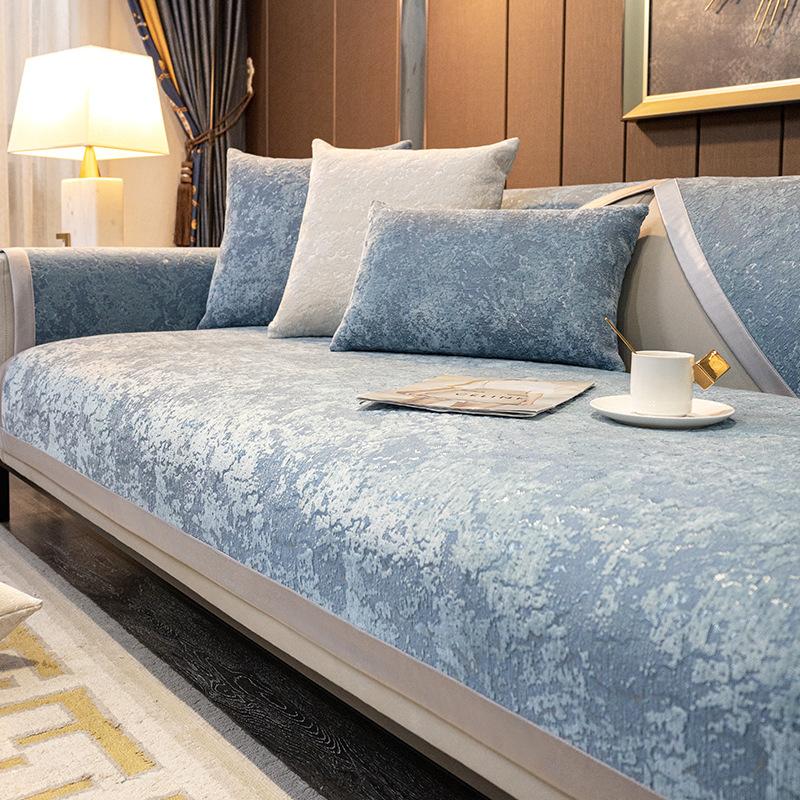 Thicken Non-slip Sofa Covers Modern Clouds Chenille Anti-slip Couch Cushion Living Room Sofas Universal Armchair Slipcover Towel