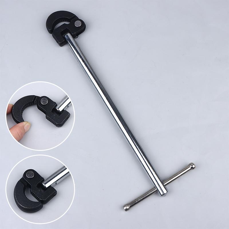 1Pc 180 Degree Rotating Adjustable Basin Spanner For Carbon Steel Tap Nut Spanner Universal Sink Plumbing Repair Hand Tool