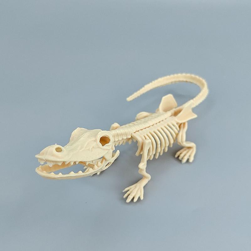 1 Set Kid Toy Diy Assembly Jurassic Dinosaur Fossil Skeleton Mosasaurus Tyrannosaurus Action Figure Collection Creative Model