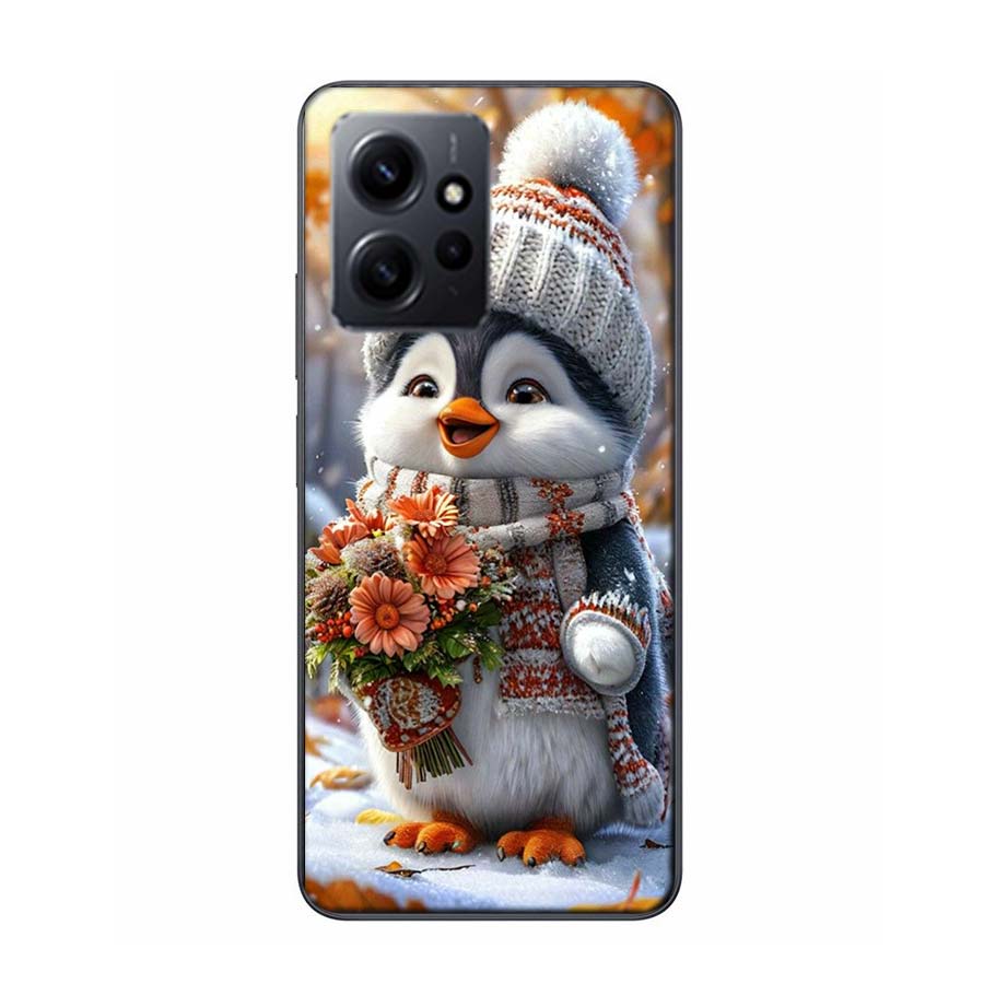 

Cute Little Penguin Phone Case For Redmi Note 14 15 Pro 5G 13 12 Pro Plus 11 11T 11E 11S 10 Pro 10S 9 9S Cover Cell Clear TPU Ca Redmi Note 13 5G