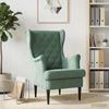 Armchair Sea Green Velvet