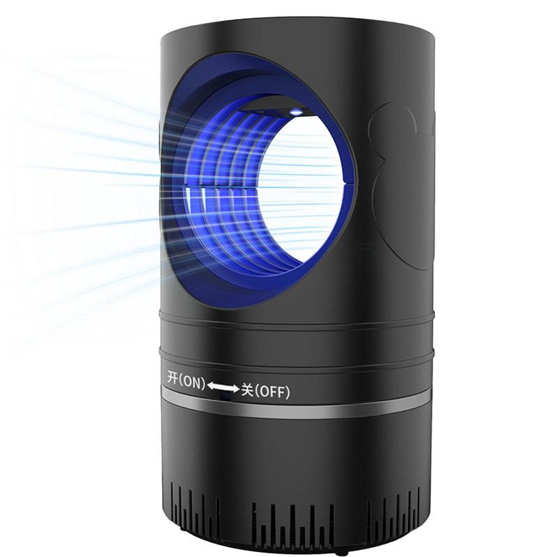 UV-Licht Fliegenfalle Inhalation USB-wiederaufladbar Innen Fliegenvernichter Lampe Elektrischer Fliegenzapper mit UV-Licht Stumm Mückenabwehr