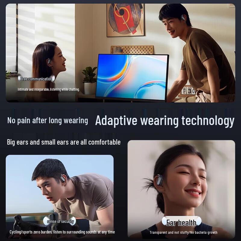 Lenovo EA430 Open-Ear Bone Conduction Sport Bluetooth Headset