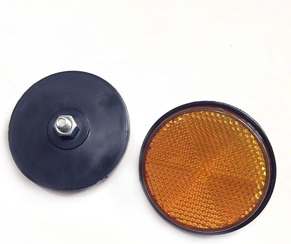 Reflector Motorcycle Round Reflector Car Reflector Bike Bicycle Rear Bumper Side Marker Lamp Auxiliary