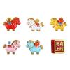 Cartoon Resin Horse Desk Decoration As Car Interior Decoration New Year Celebration and Birthday  Gift