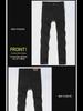 Men's Pure Black Stretch Straight Jeans