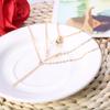 Fashion Lady Women Jewelry Multi layer Necklace Clavicle Chain Collar Pendant Accessory