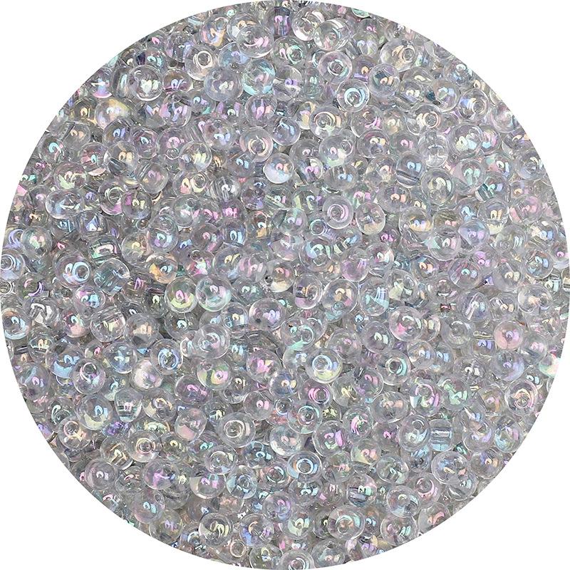 4mm Water Drop Colorful Glass Millet Beads Handmade Diy Jewelry Materials Loose Beads Accessories Package Hanging Necklace Strings Beads Nice Beads