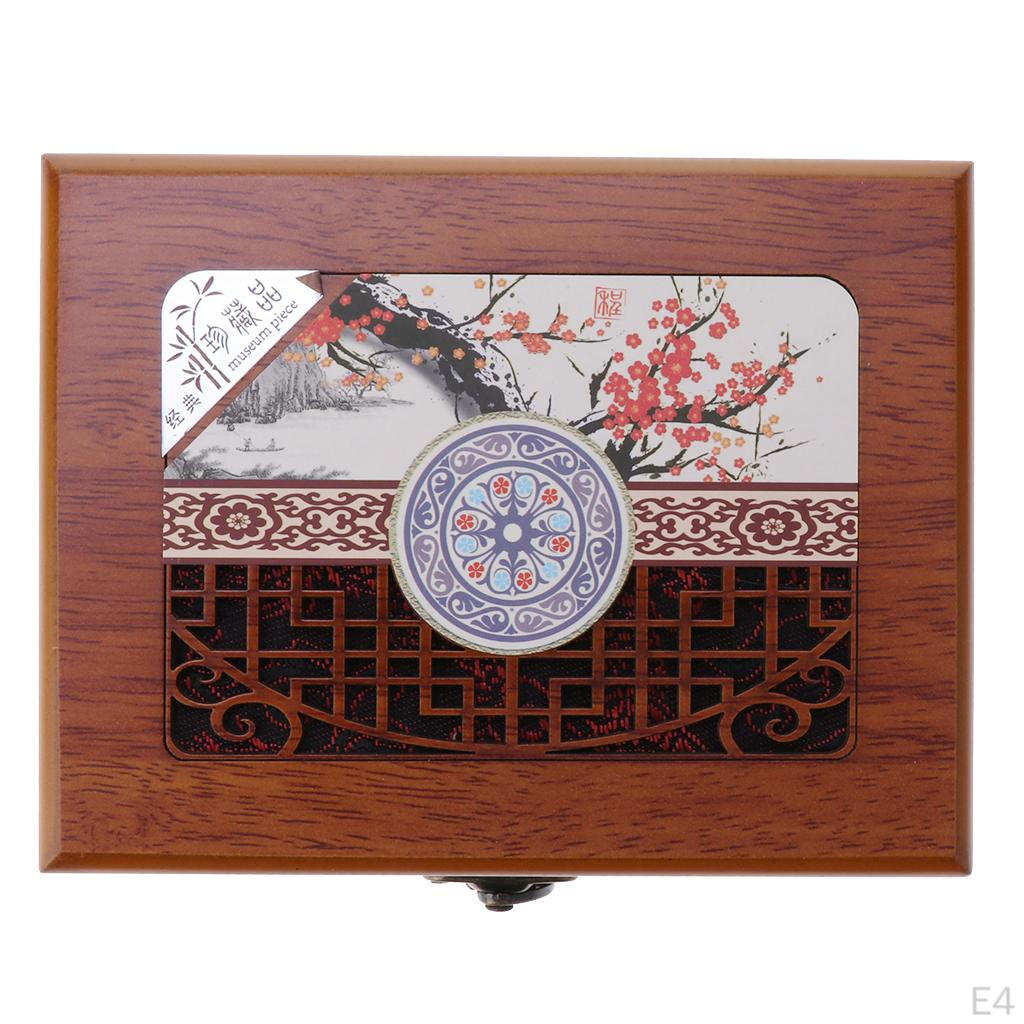 Jewelry Keepsake Storage Box Wooden Organizer Case