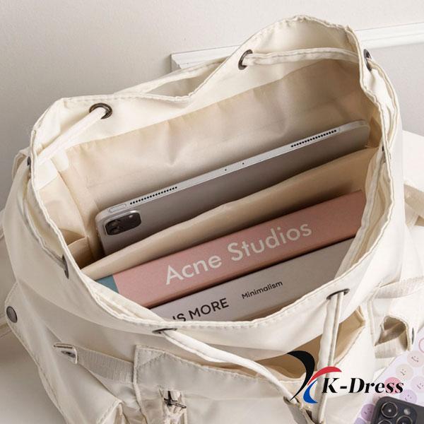 Batoh na notebook s nylonovým lanem a kroužkem (2 barvy)