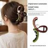 Koreanischer Eleganter Kürbisbogen Polka Dot Haarspange - Groß, Cremige Texturierte Hochsteckfrisur-Accessoire