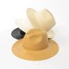European and American Fashion Casual Hand-woven Papyrus Wide-brimmed Jazz Hat Summer Outdoor Travel Sun Protection Sunshade Straw Hat Tide
