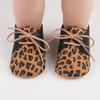 Boty pro batolata Baby Leopard Print Boty pro volný čas Protiskluzové měkké dětské boty