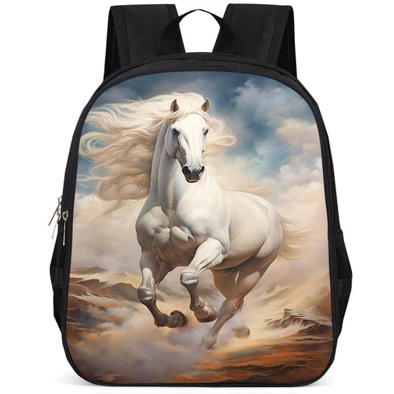 Durable Large Capacity 15-inch Oxford Cloth School Backpack For Kids Unisex