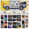 Back To The Future Old Movies Retro Metal Plaques Poster Boards Bars Clubs Men's Caves Garages Cafes Art Wall Decorations
