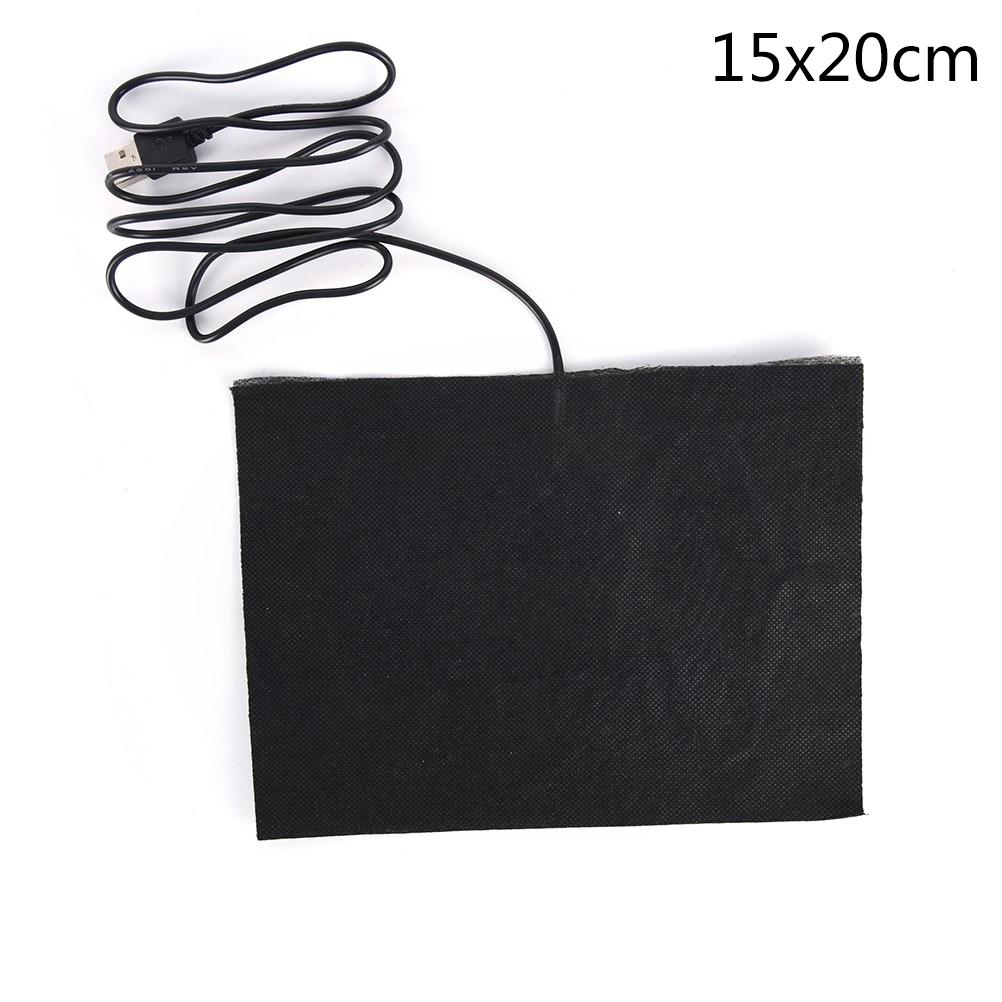 USB Fiber Heater Carbon Electric Heated Jacket Soft Cushion Winter Men Vest Heating Clothes Warmer Pads Keep Warm For Mouse Pad