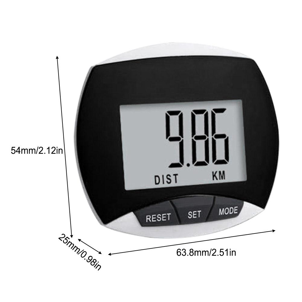 Шагомер с цифровым ЖК-дисплеем, шагомер для ходьбы, монитор расстояния бега, многофункциональный счетчик шагов для мужчин, женщин, детей, взрослых