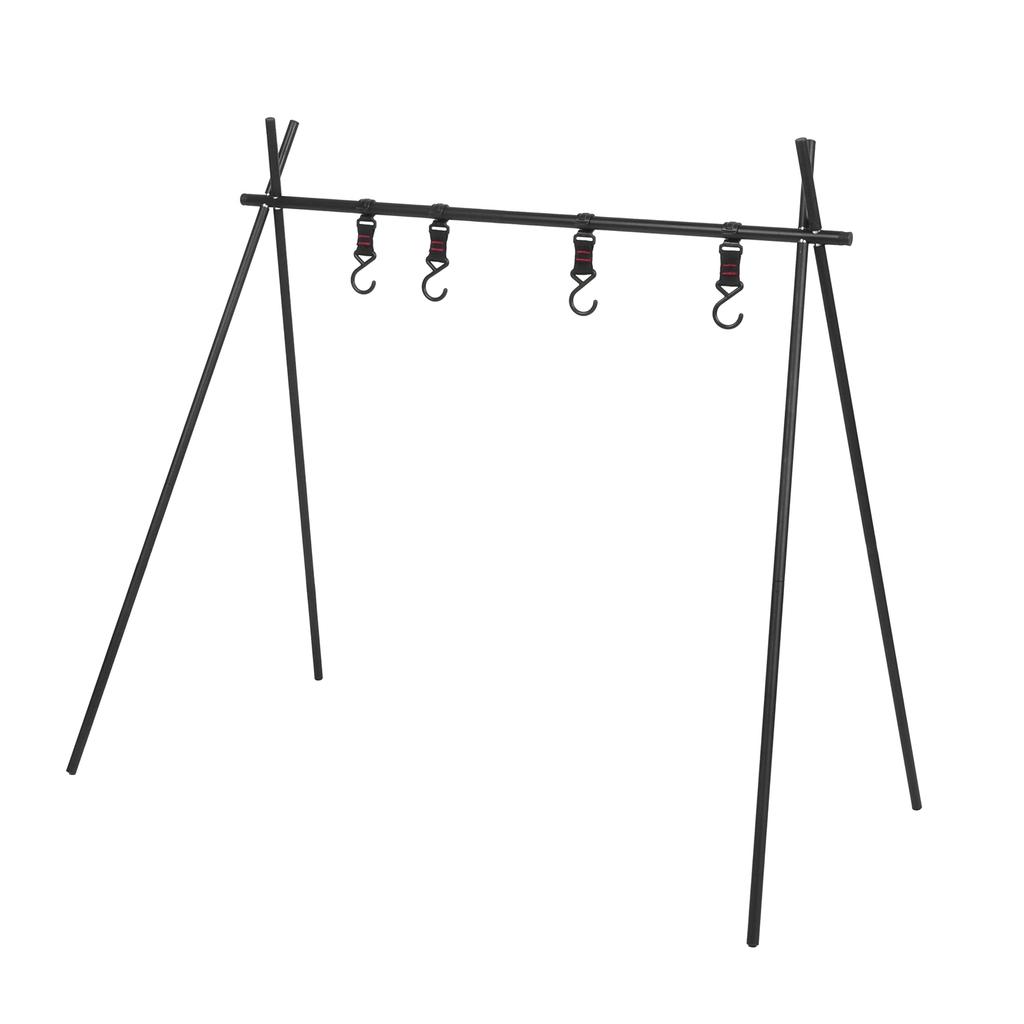 Bålmatlagningsstativ Stativ BBQ Grill for Utendørs Piknik Kokekar Festartikler