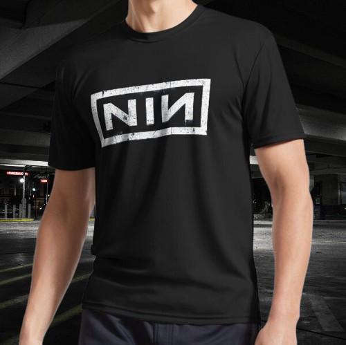 NIN Retro Logos Active T-Shirt Funny Size Mode American T-shirt XXL