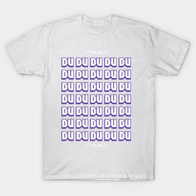 Camiseta Mujer Du Du Du Du Du Harajuku Estampado Kawaii Camiseta Verano Manga Corta Camiseta Femenina Top Camiseta