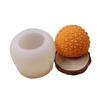 Diamond Pattern Sphere Candle Silicone Mold for Handmade Candle Making Flexible Non-Stick Durable Craft Mold for Round Shaped Candle Creation