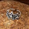 Five-pointed Star Ring Index Finger Men's Trendy Accessories Women's Open Star Ring Star