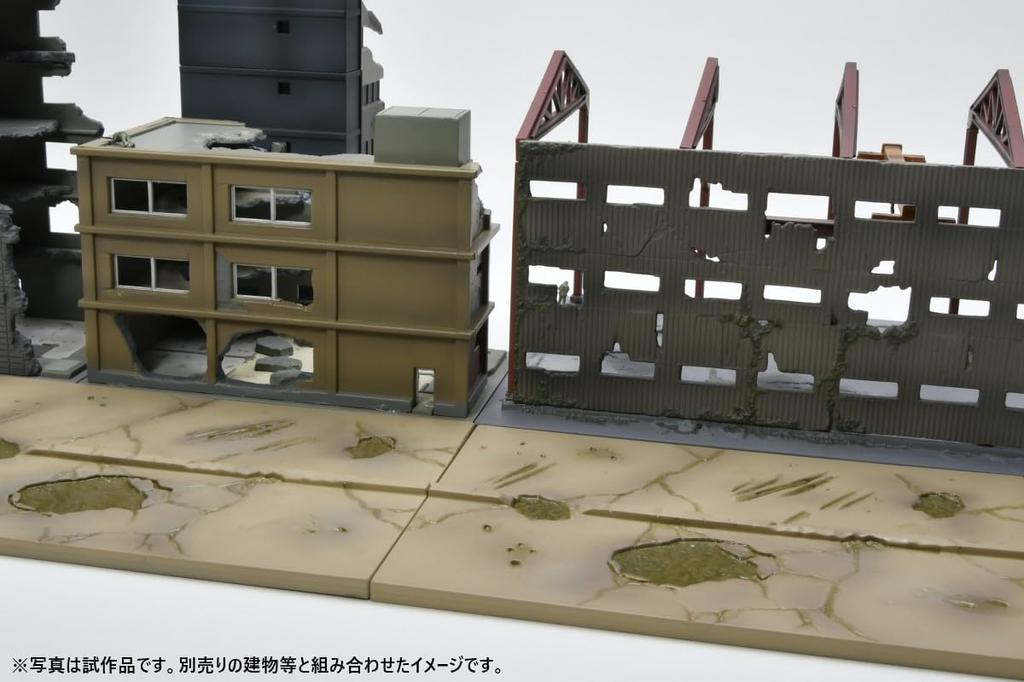 Tomytec DioColle Combat Series DCMA19 Minibasis Straße C Plastikmodell 330240 1/144 Vorgefertigt bemalt