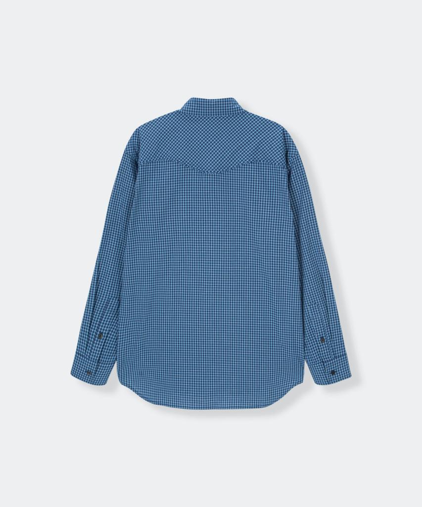 KINETO Classic Check Shirt_Blue