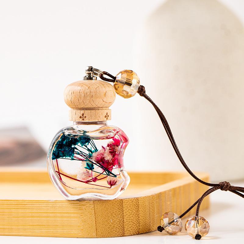 Immortal flower Car Air Freshener Hanging Perfume Pendant Bottle Auto Essential Oils Perfume Bottle Diffuser Auto Ornaments