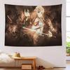 S-Sword Art Online Tapestry Anime Tapestry Wall Hanging Bohemian Wall Tapestries Mandala Home Decor Accessories