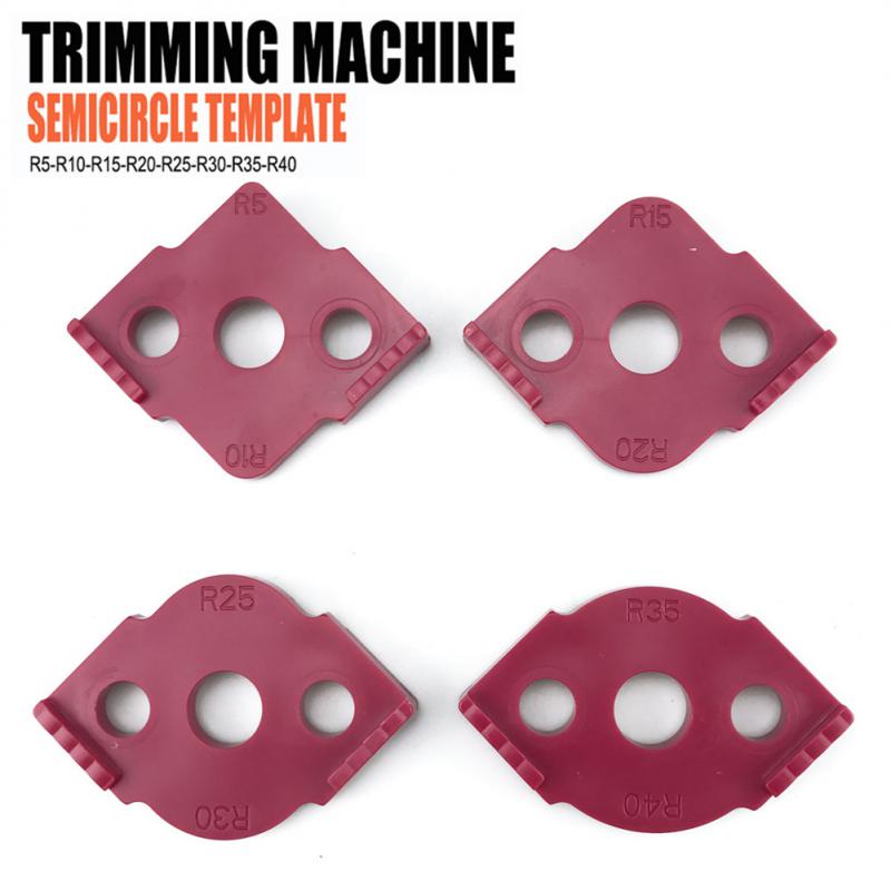 Wood Panel Radius R Plate Router Table Bit Corner Jig Trimming Machine Engraving Machine R5 To R40 Routing Round Corner Template