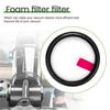8PCS Filter Element for K370 N370 for T19B Cordless Handheld Vacuum Cleaner Accessories Replacement